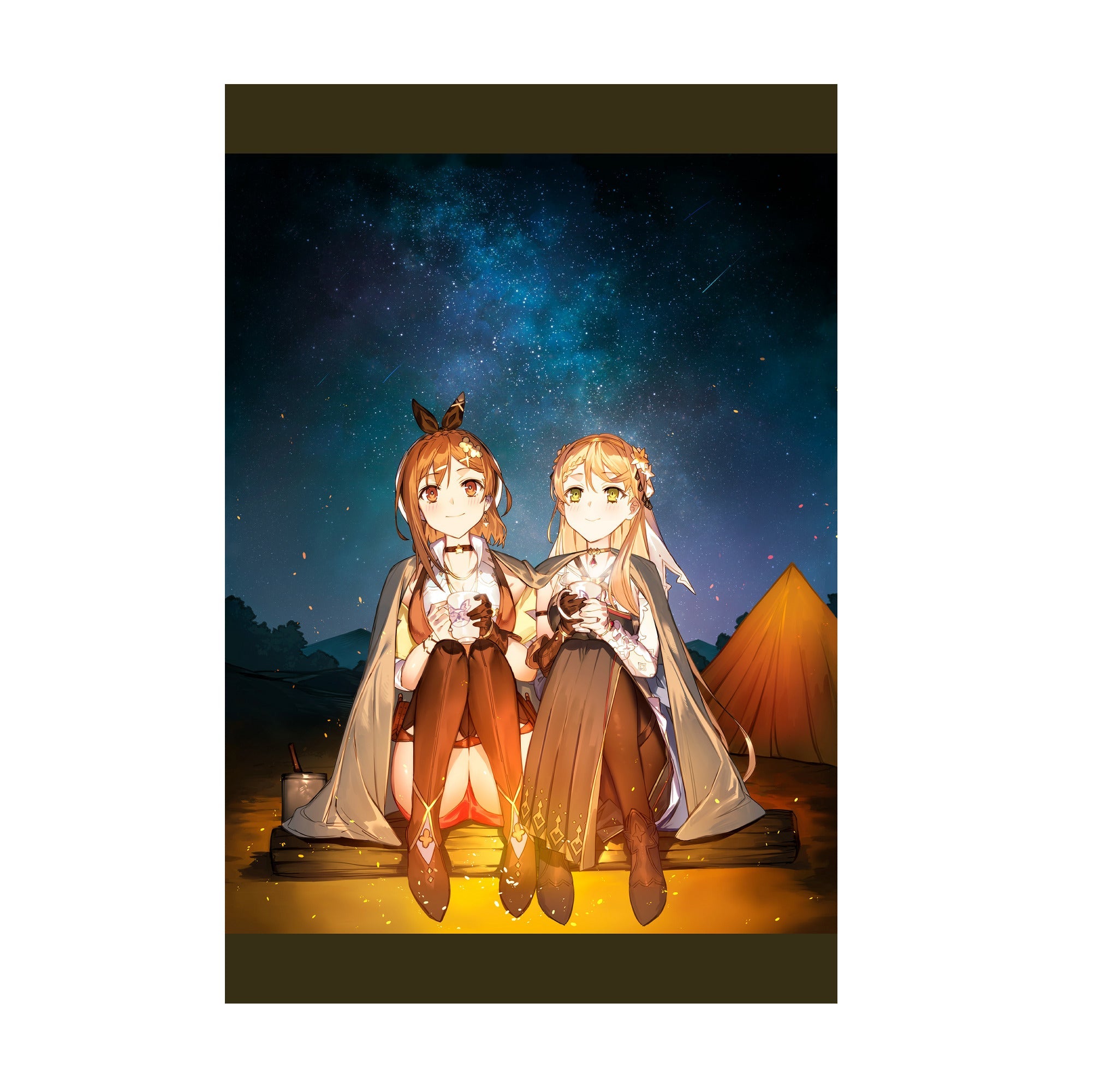 Atelier Ryza 3 Ryza and Klaudia Illustration print
